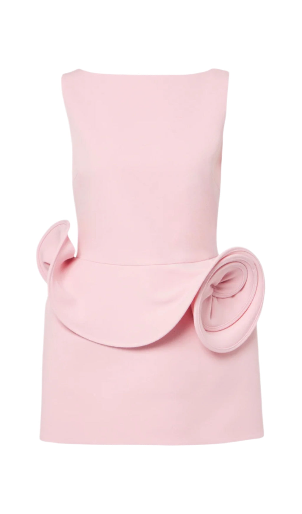 EADWIELLA FLORAL APPLIQUÉ BACKLESS MINI DRESS