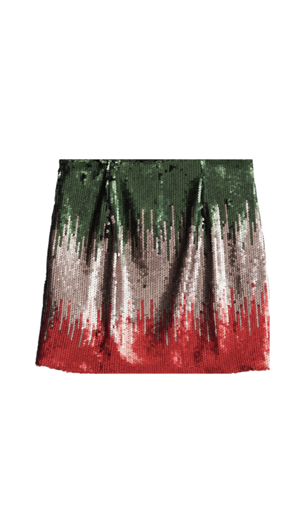 Tracy Paillettenrock in Silber