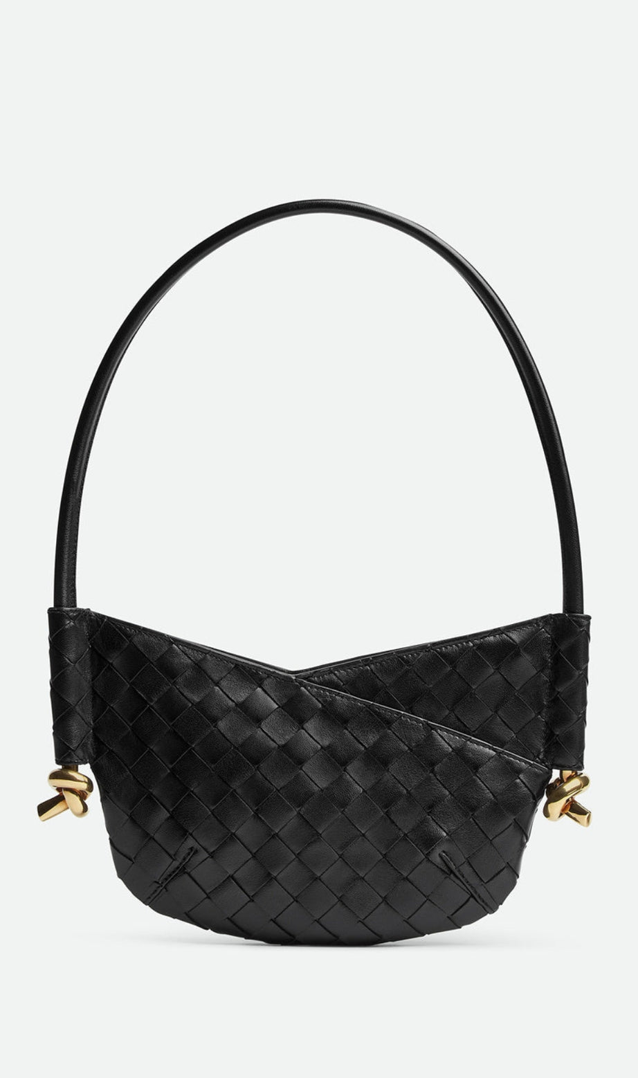 Azalea Weave Mini Shoulder Bag - Black