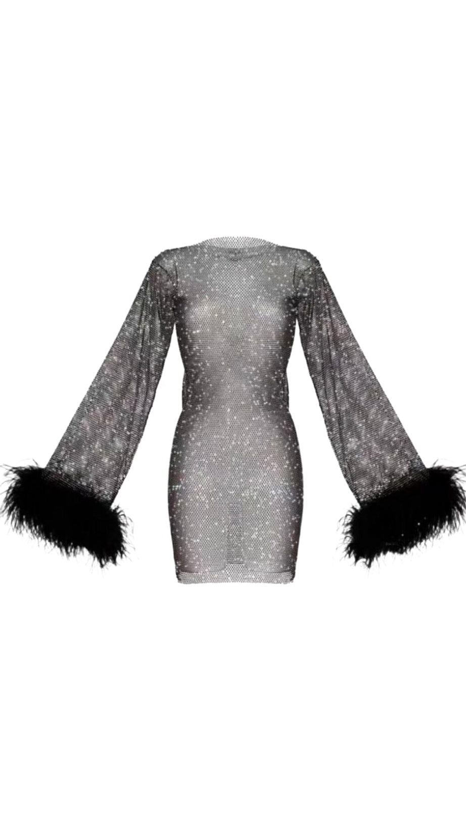 MINIKLEID AUS MESH MIT FEDERN