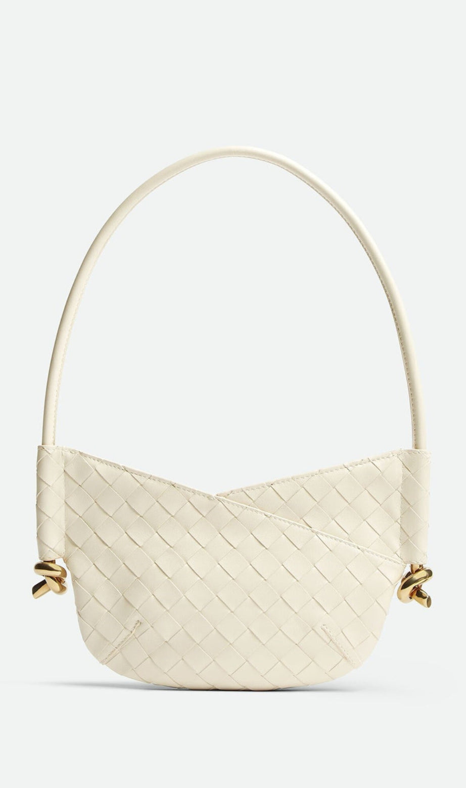 Azalea Weave Mini Shoulder Bag - White