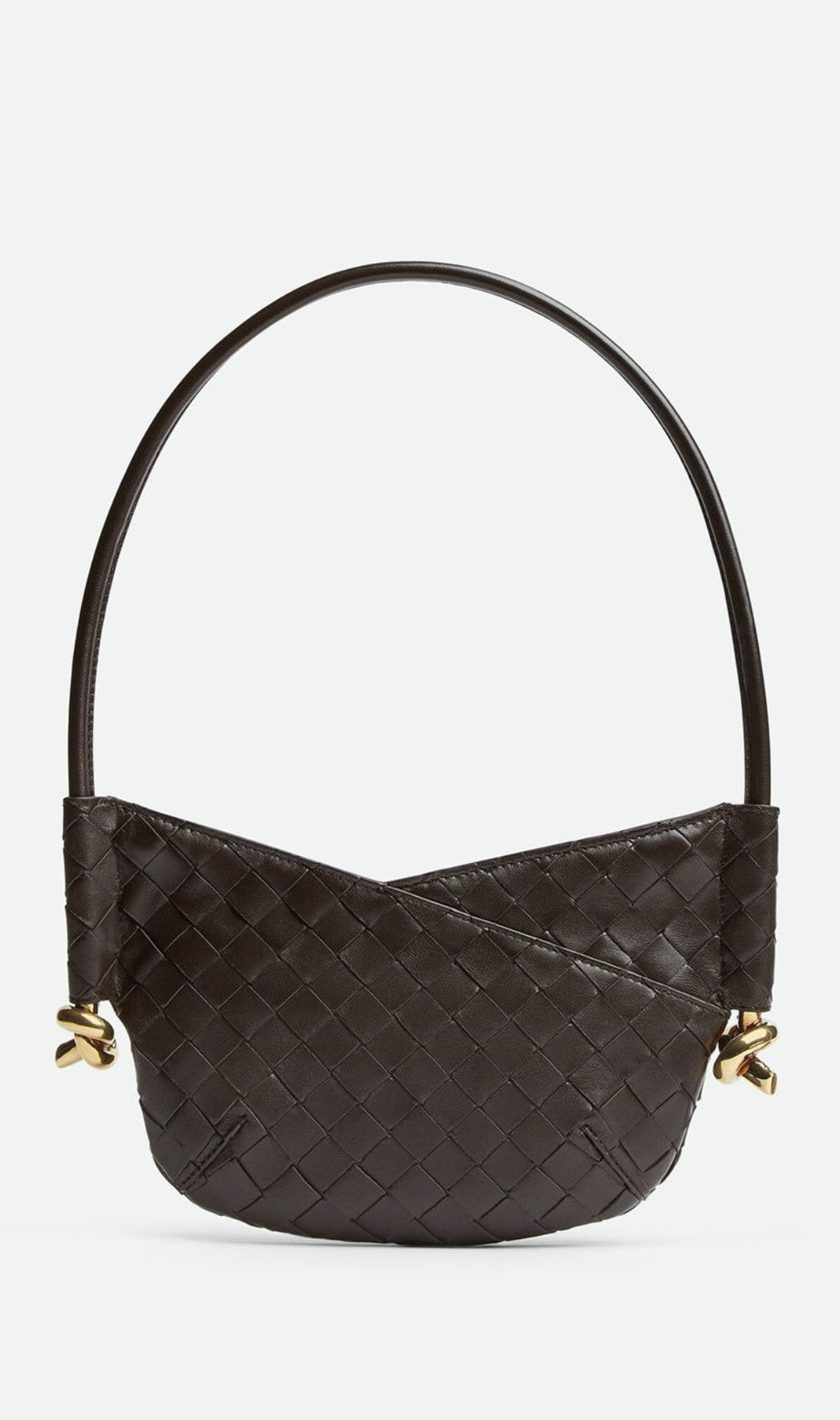 Azalea Weave Mini Shoulder Bag - Chocolate