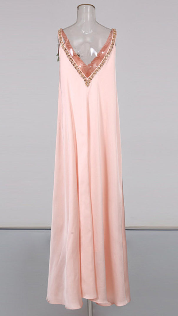 AIIZIE IRFAN FLOWER LONG SLEEVE MIDI DRESS - product image