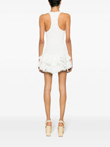 WHITE VIRKA BRODERIE ANGLAISE MINI DRESS