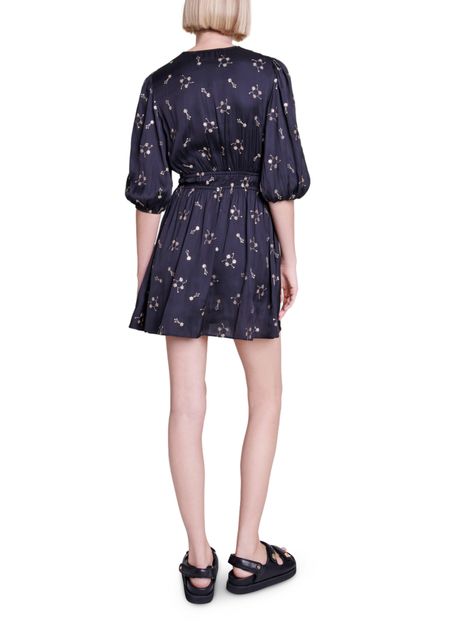 ROSOLITE FLORAL EMBROIDERED MINI DRESS