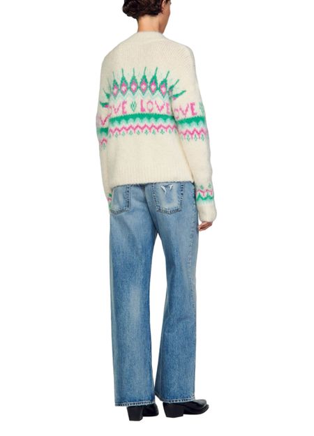 Pullover mit Stehkragen „Lover“ 