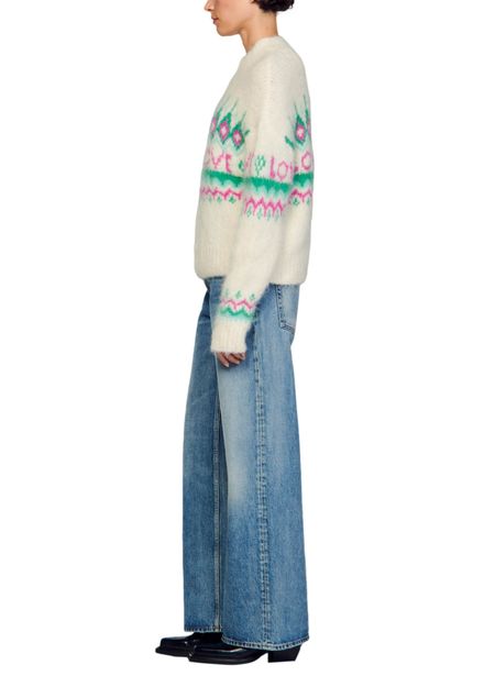 Pullover mit Stehkragen „Lover“ 