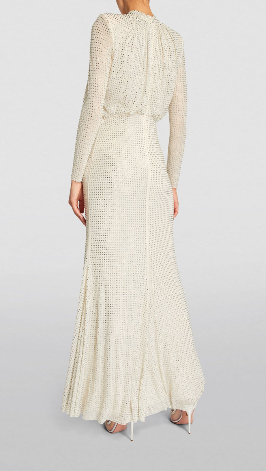 CRYSTAL-EMBELLISHED MAXI DRESS