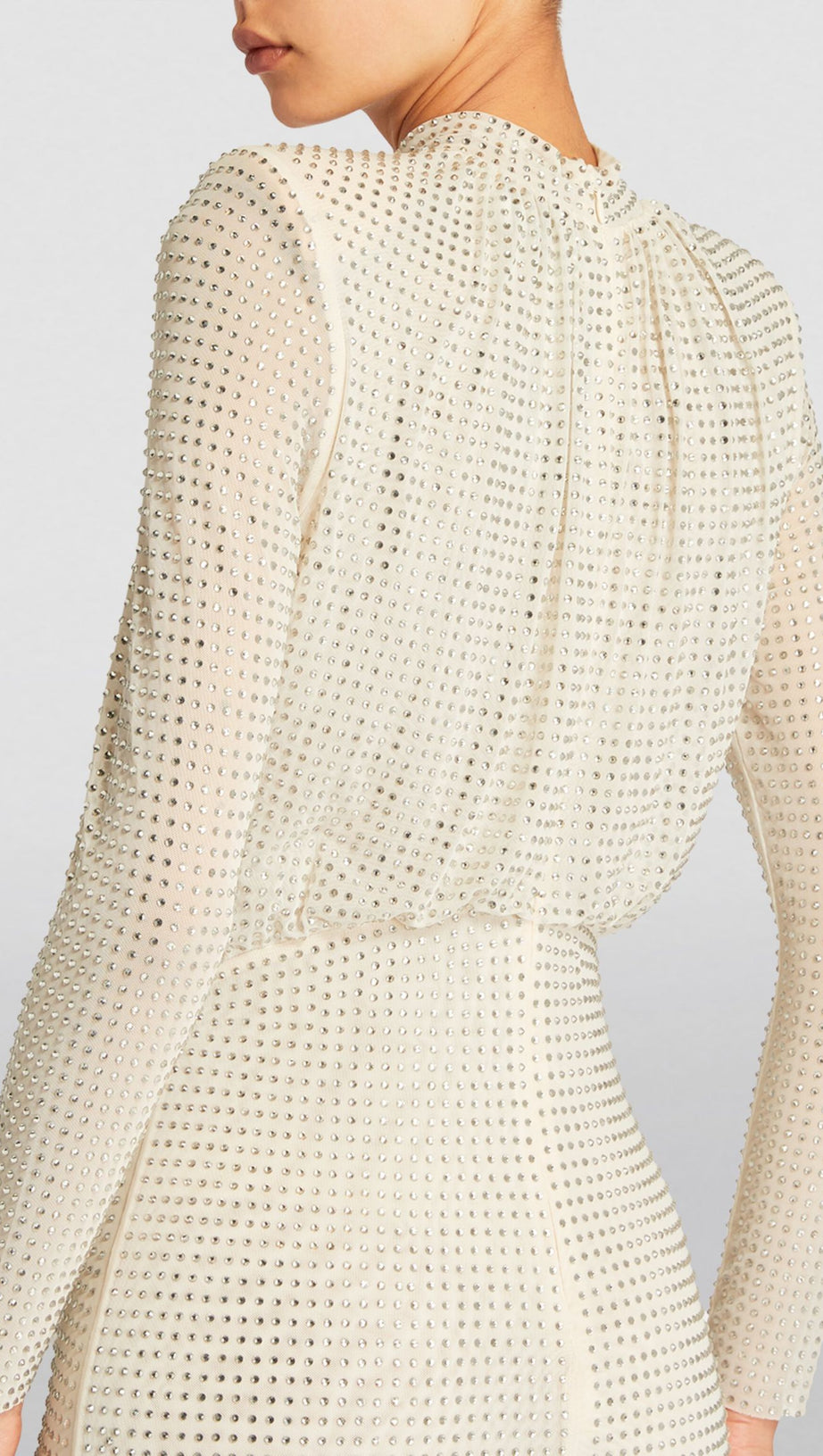 CRYSTAL-EMBELLISHED MAXI DRESS