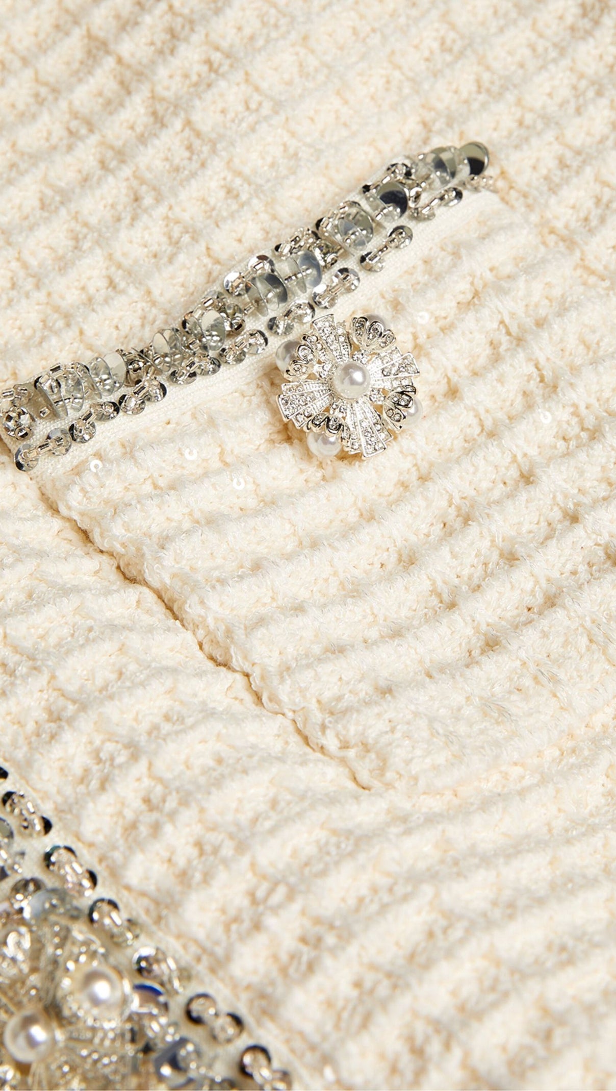 AIIZIE CREAM KNIT CARDIGAN - product image