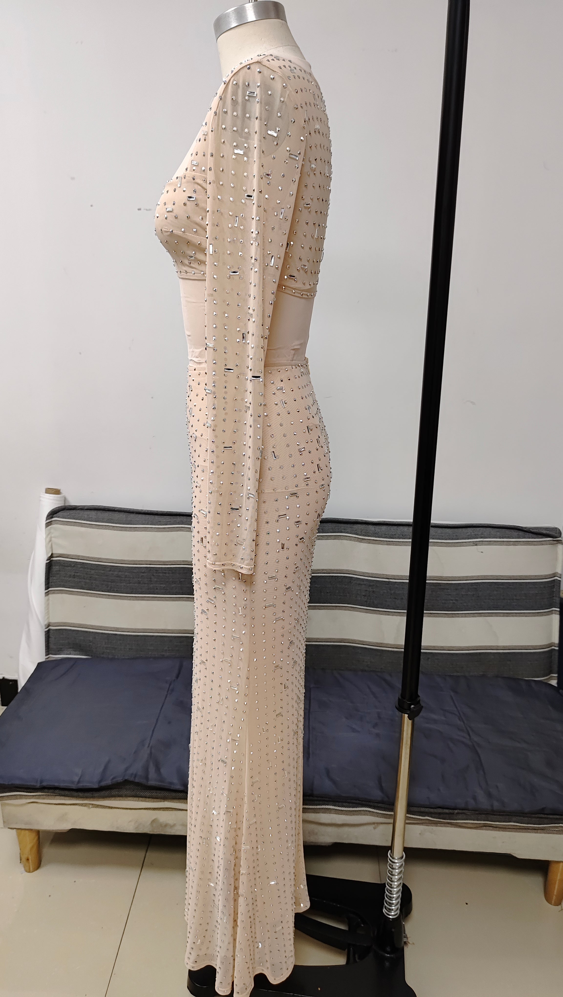 CRYSTAL DREAM MESH TWO-PIECE SET BY GRRLY GRRLS