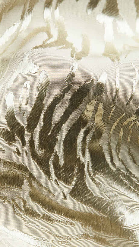 One-Shoulder-Kleid aus Jacquardgewebe