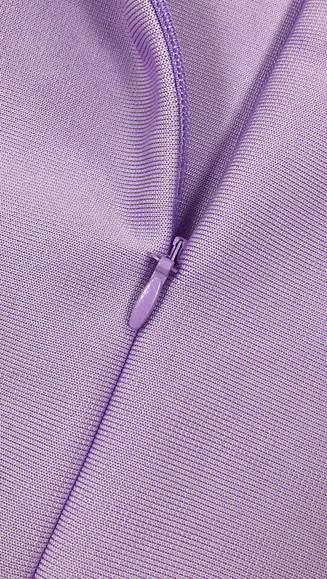 TWO-TONE PEARL EMBELLISHED MIDI DRESS