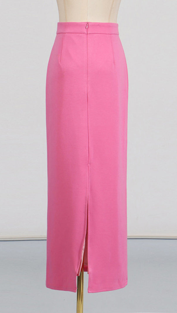 AIIZIE TRISTA FLOWER TWO-PIECE SET IN PINK - product image