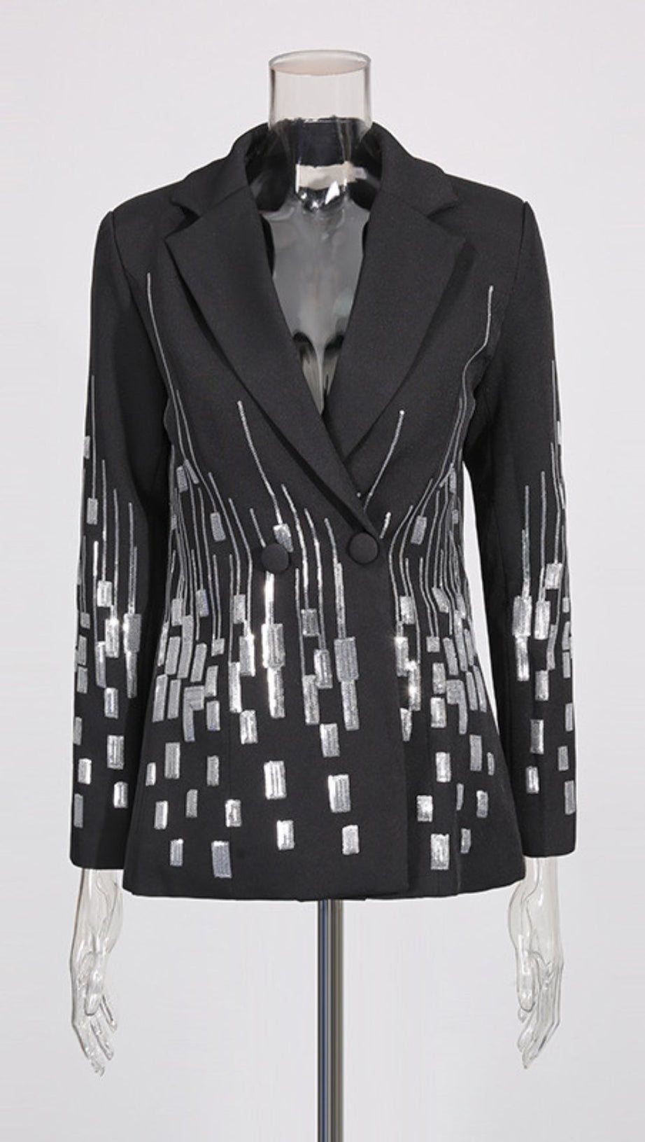 Idalis Glam Sequin Blazer & Pants Set - Women's Statement Suit