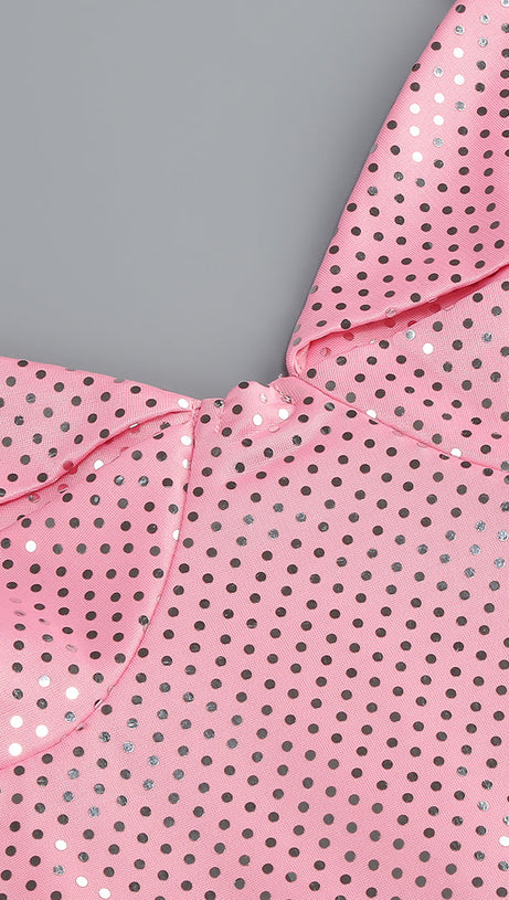 BROOK CRYSTAL-EMBELLISHED SLEEVELESS MAXI DRESS IN ROSE PINK