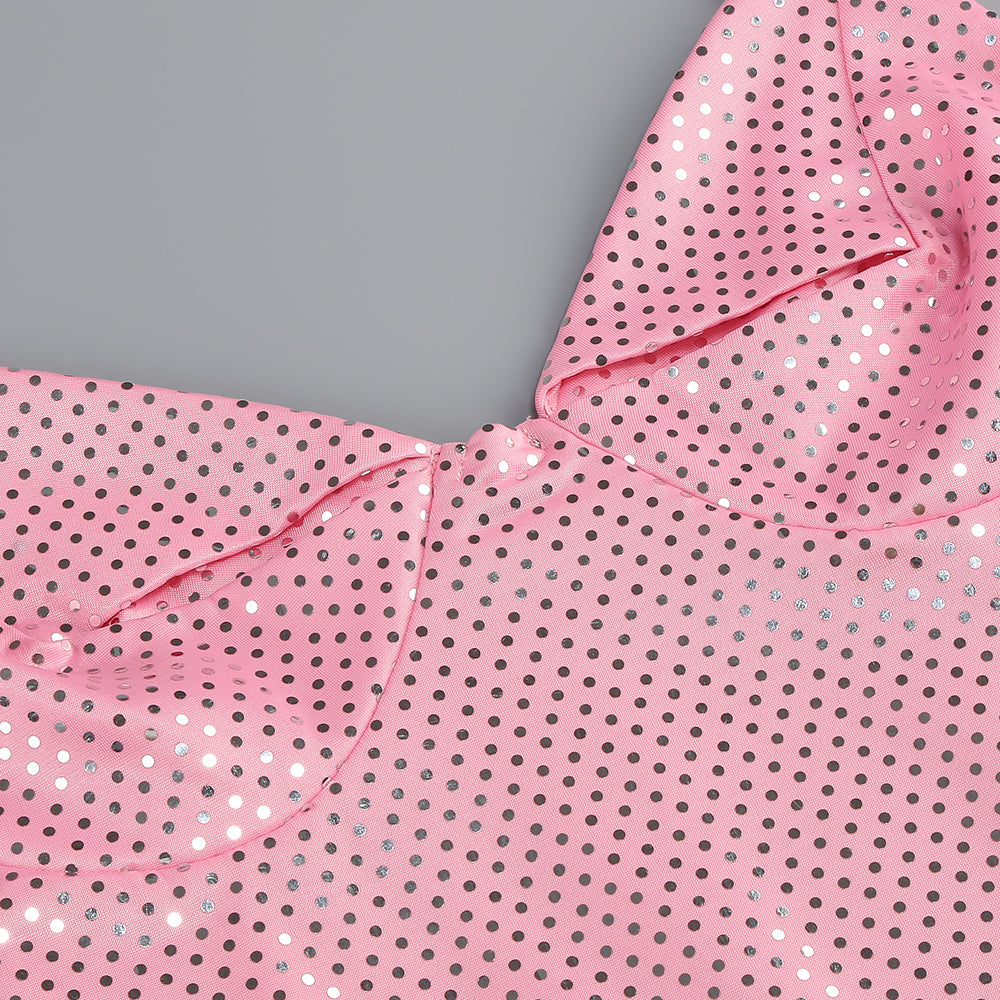 AIIZIE BROOK CRYSTAL-EMBELLISHED SLEEVELESS MAXI DRESS IN ROSE PINK - product image