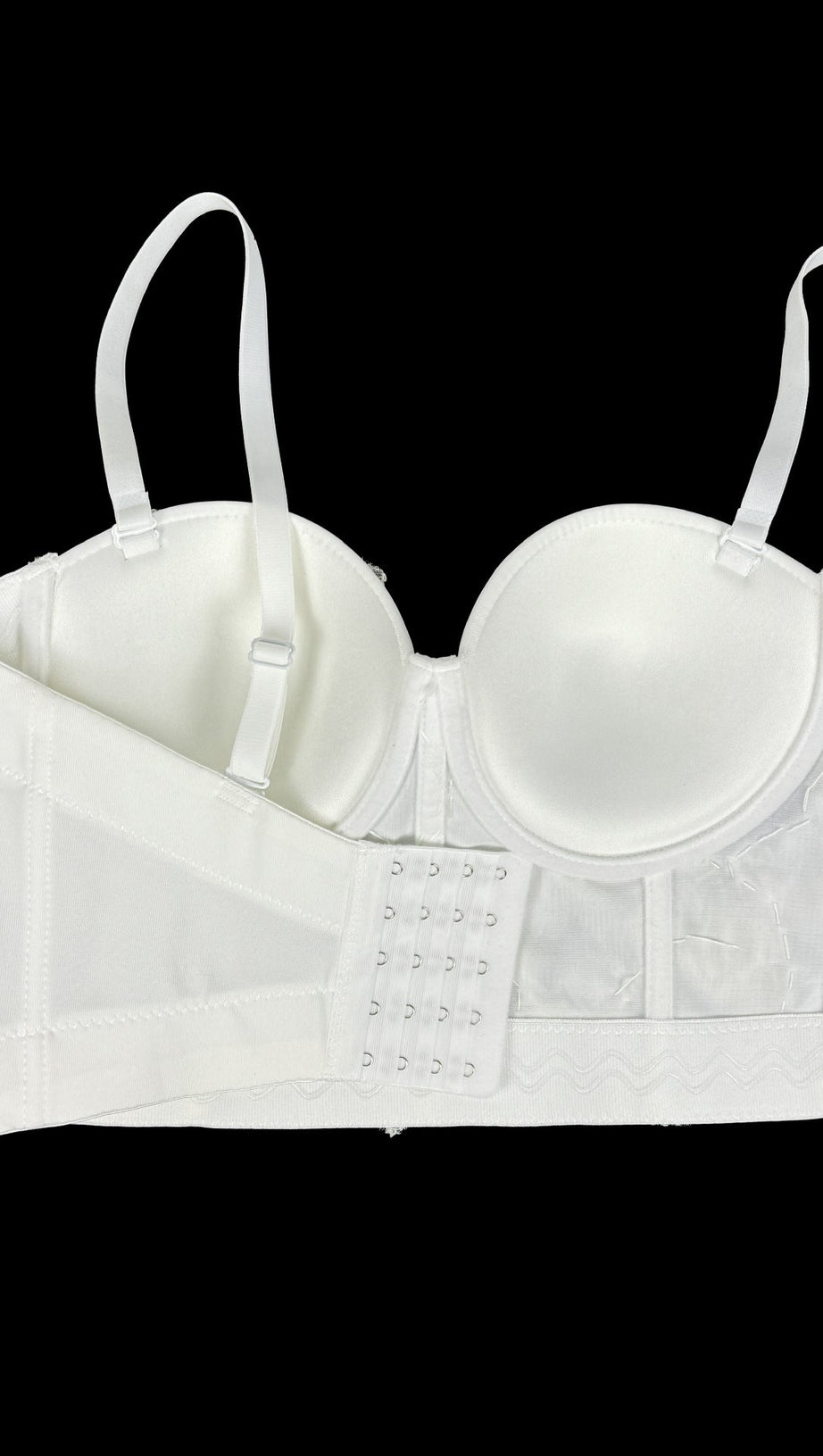 HAZINA FLORAL SEQUIN & PEARL EMBROIDERED BUSTIER CROP TOP - DAZZLING PARTY & FESTIVAL GLAM