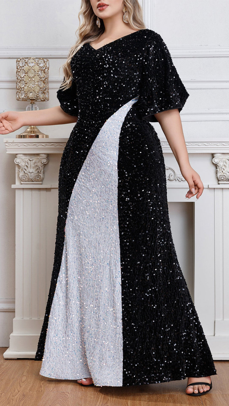AVIANA SEQUINED MAXI DRESS