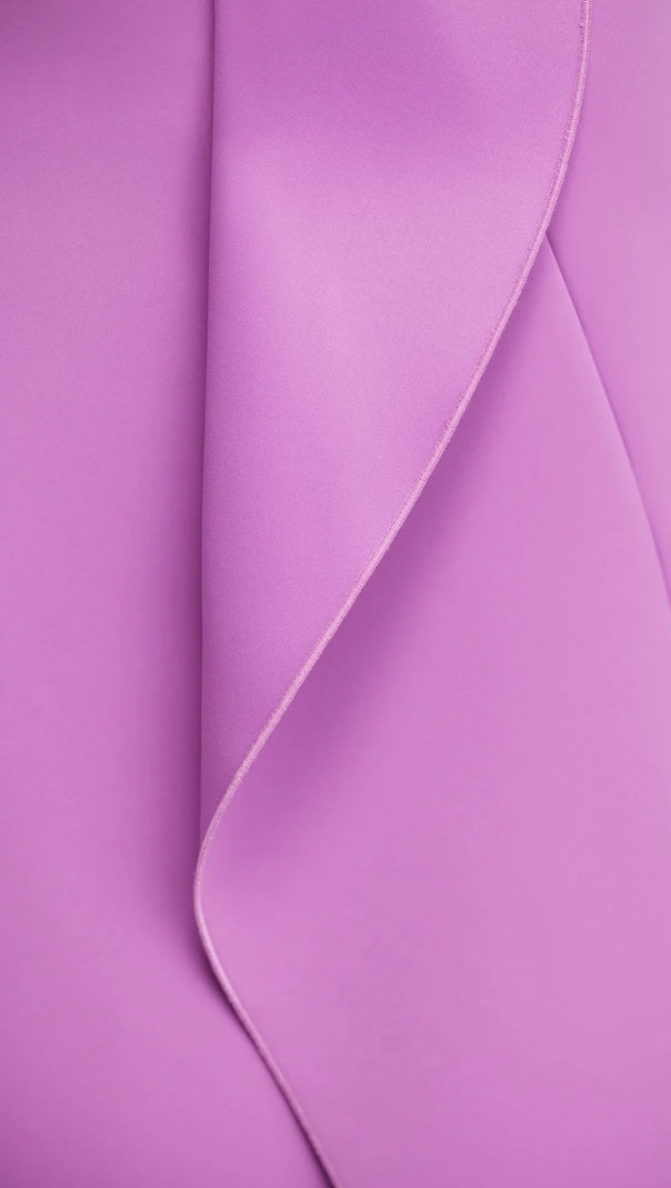 AIIZIE IRREGULAR RUFFLE FISHTAIL SKIRT IN PURPLE - product image
