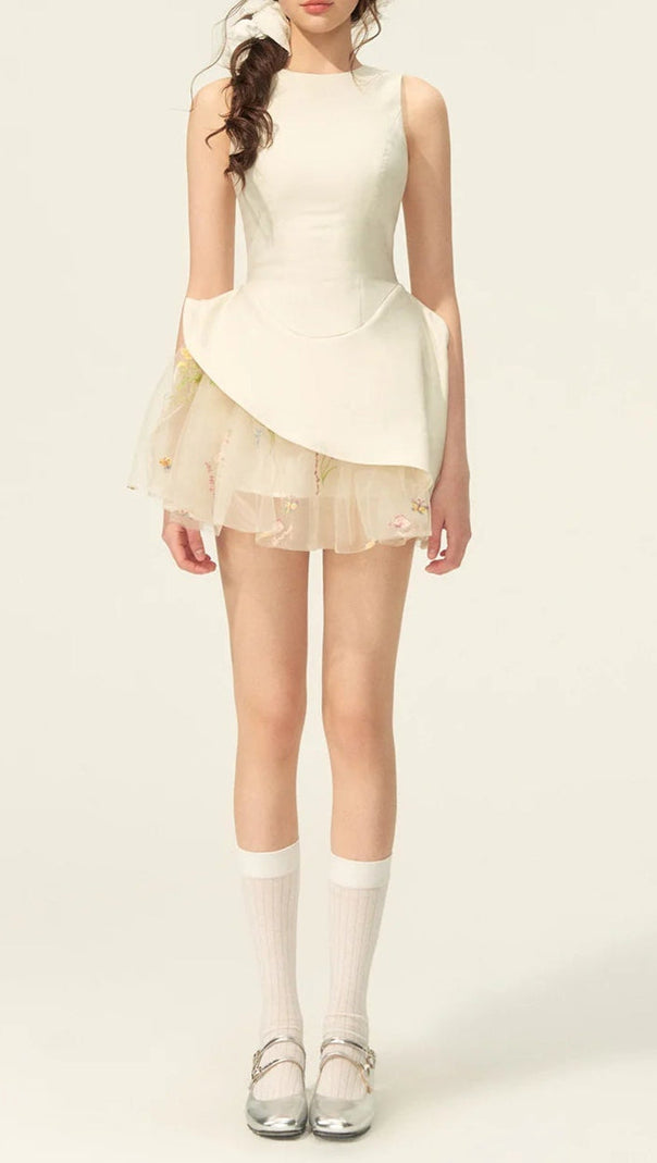 AIIZIE LIECHTI FLORAL LAYER MINI DRESS - product image