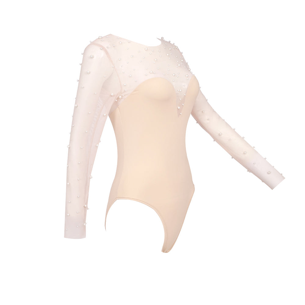 AIIZIE MESH PEARL JUMPSUIT TWO PIECE - product image