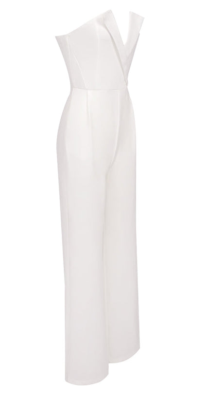 MESH PEARL JUMPSUIT TWO PIECE