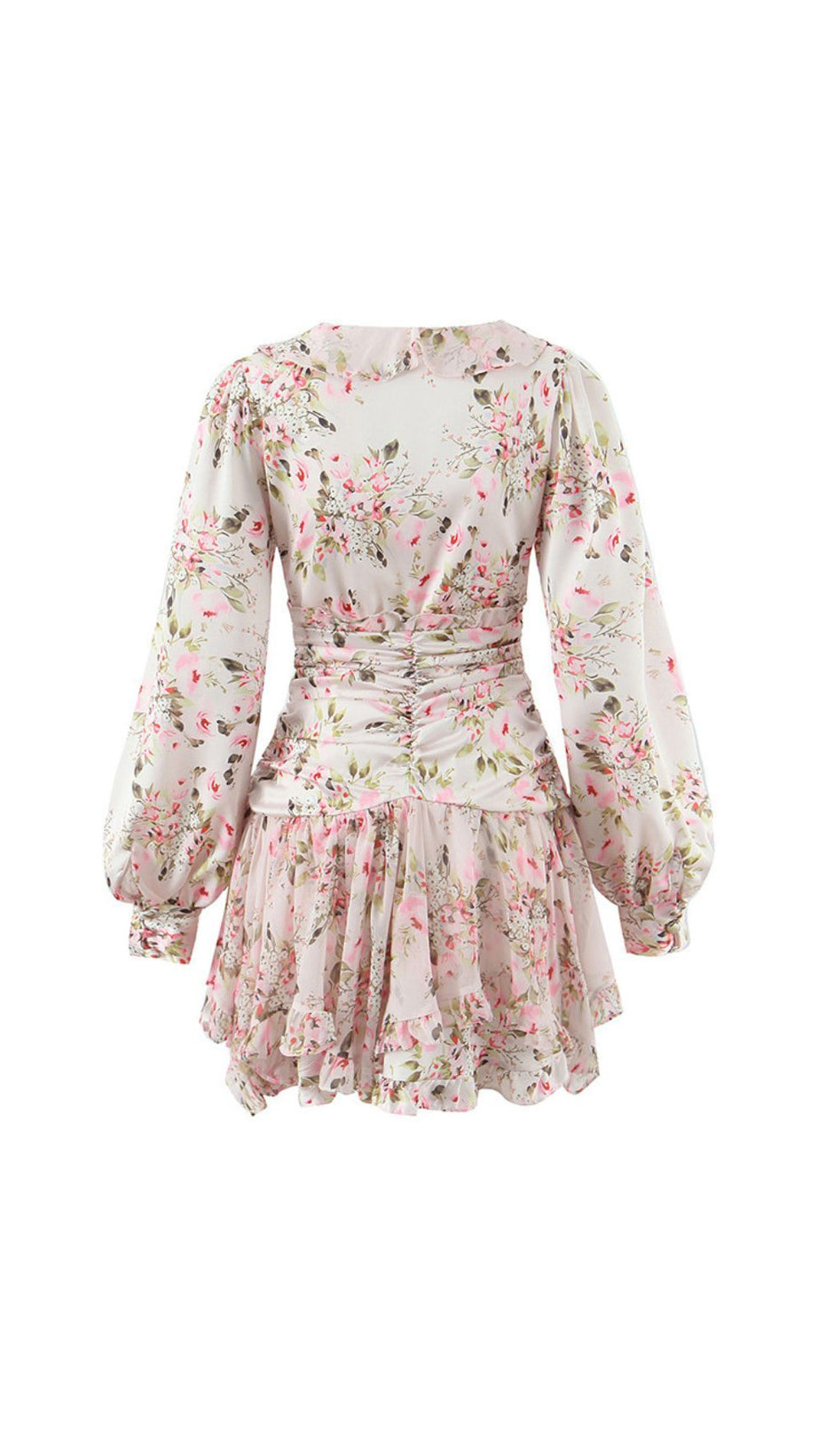 IOLANTHE ROMANTIC RUFFLE FLORAL MINI DRESS | LONG SLEEVE & FLIRTY STYLE