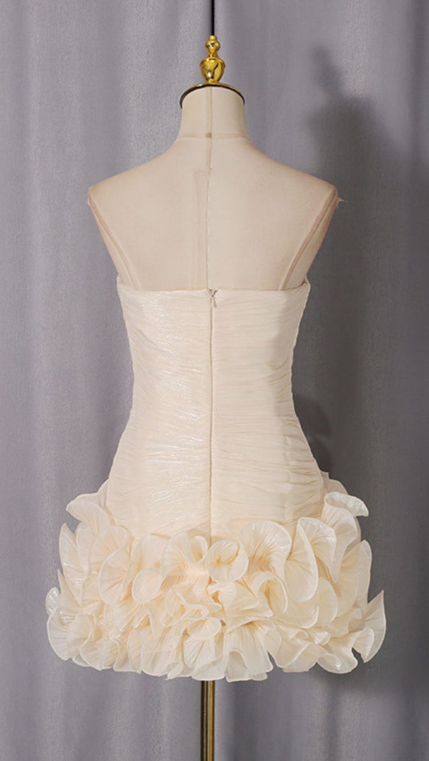 AIIZIE Jacoba Strapless Ruffle Mini Dress: Elegant, Flirty & Party-Ready - product image