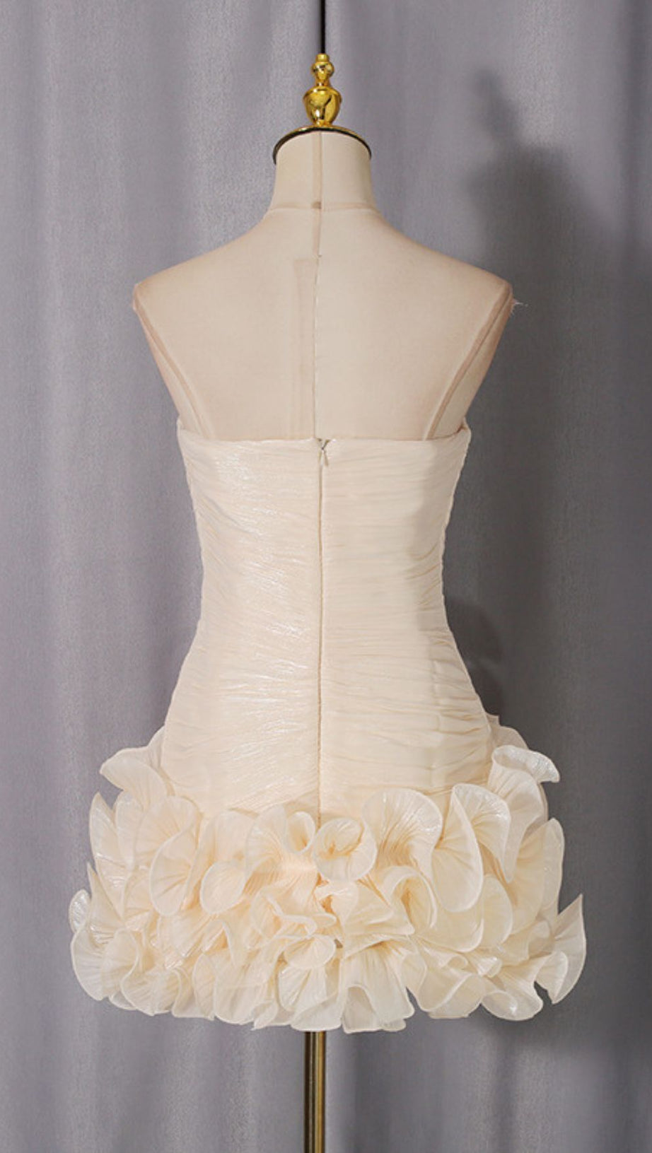 Jacoba Strapless Ruffle Mini Dress: Elegant, Flirty & Party-Ready