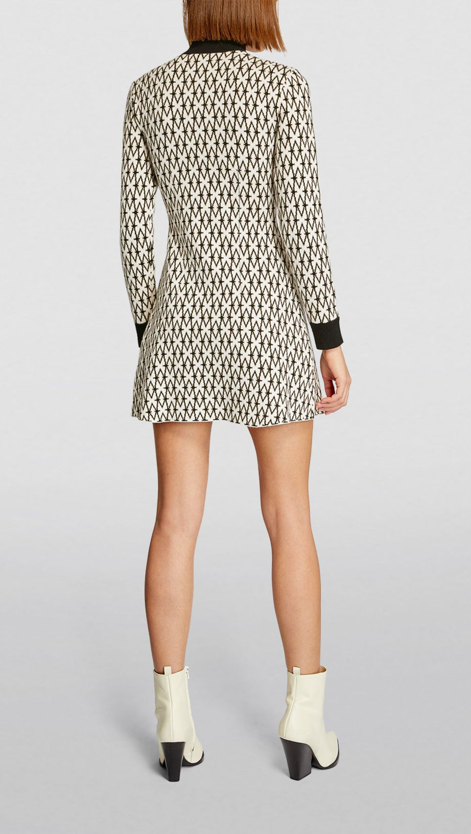 ROYAL ZIP UP SWEATER DREESS