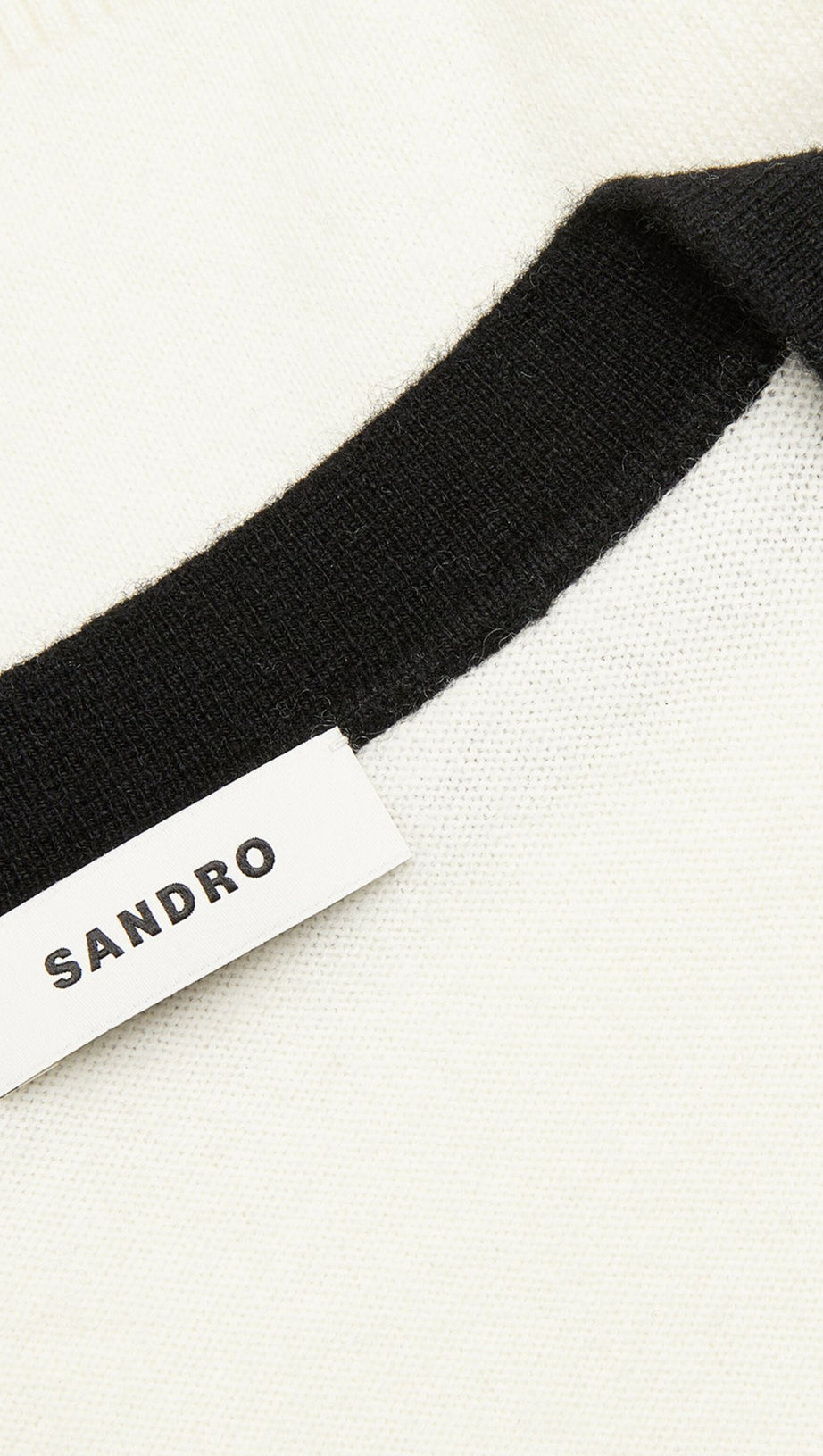 CONTRAST TRIM SWEATER