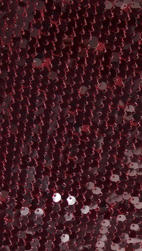 Stephanie Weinrotes Pailletten-Minikleid