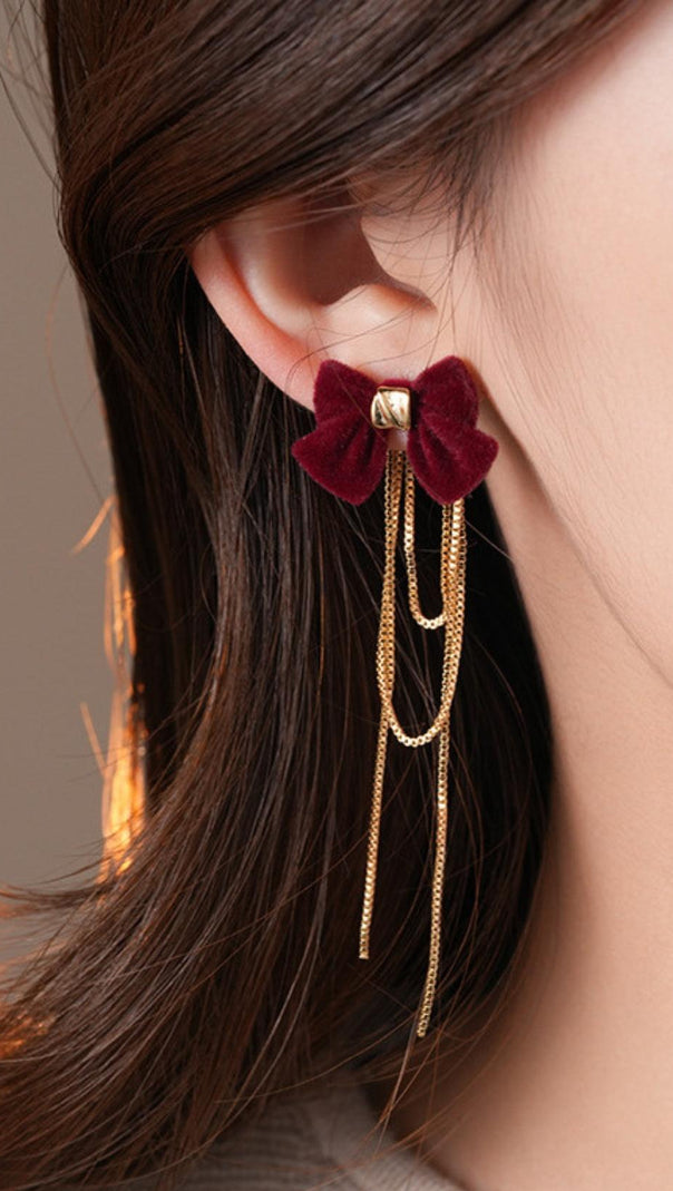 AIIZIE DEE BOW EARRINGS - product image