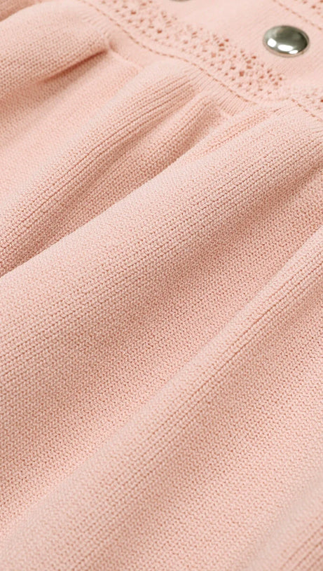 Jake Glamorous Embellished Studded Knit Midi Dress