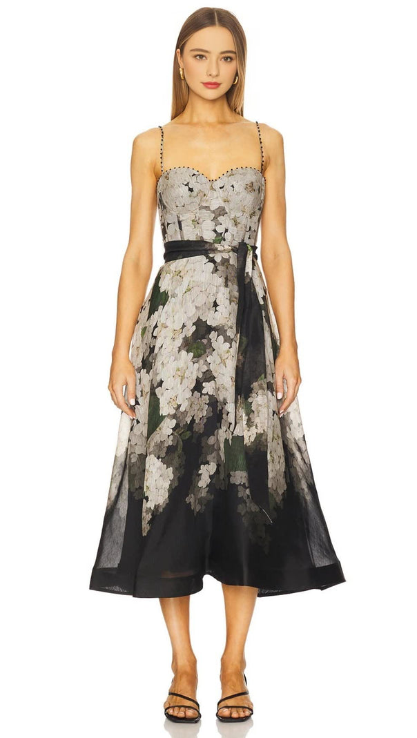 AIIZIE PICNIC DRESS IN LINEN BLEND - product image