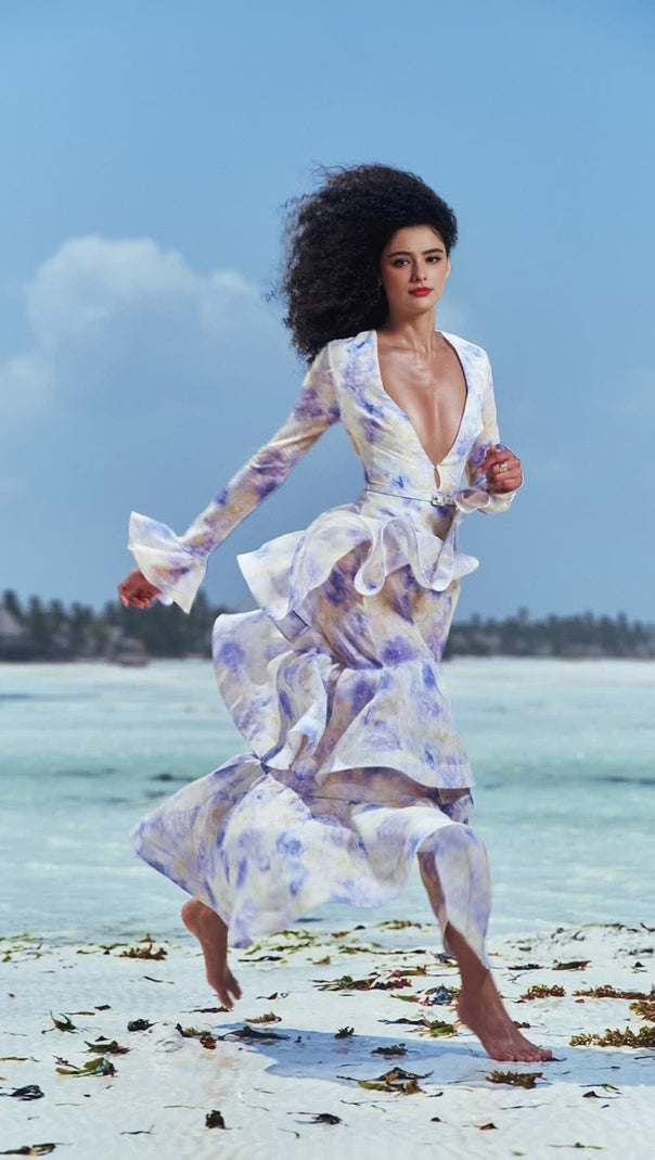 AIIZIE ANEMONE MAXI DRESS - product image