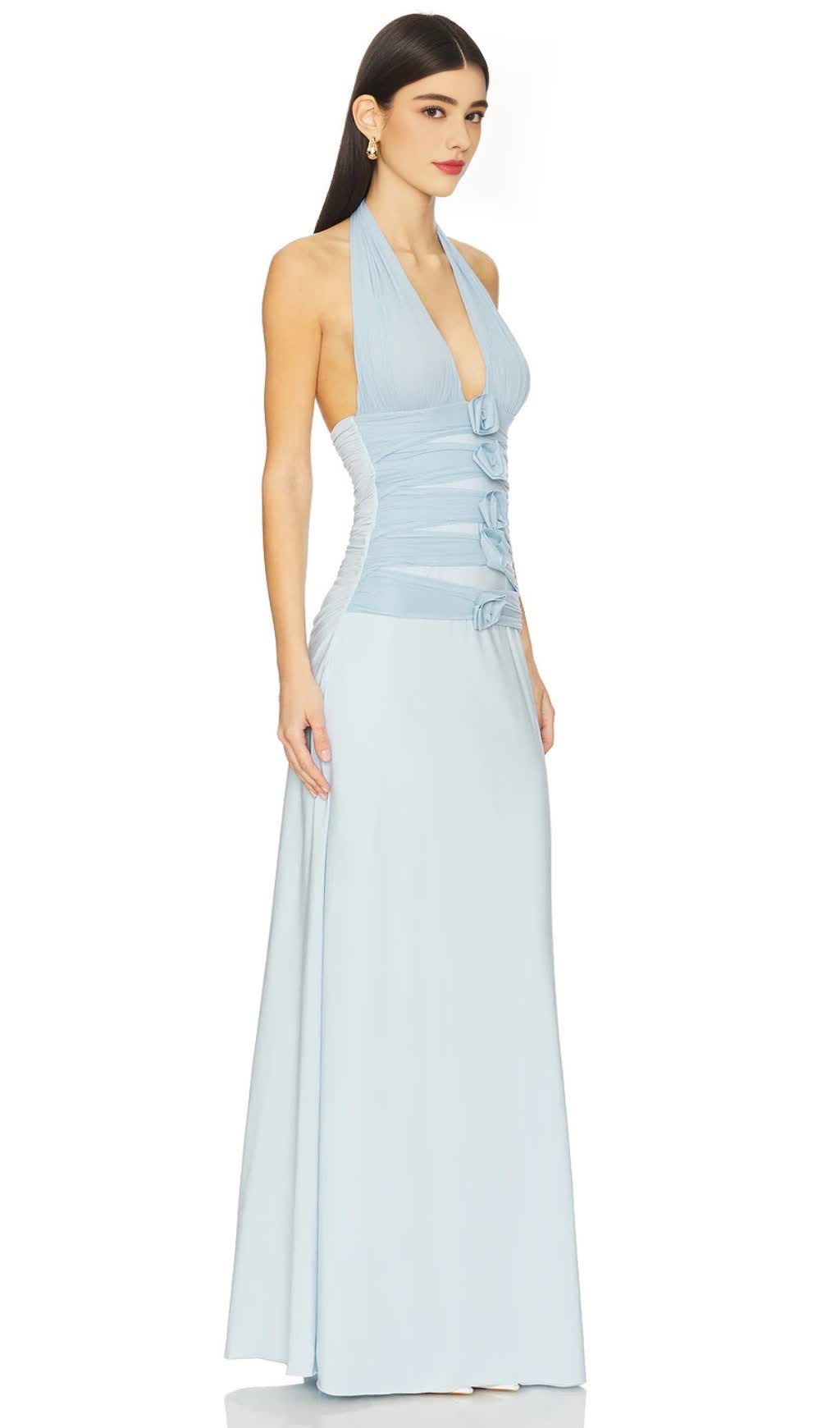 Halterneck Villadiego Maxi Dress