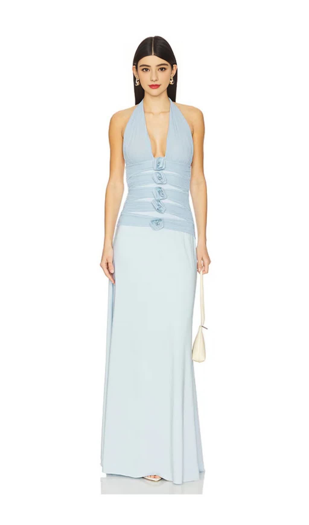 Halterneck Villadiego Maxi Dress