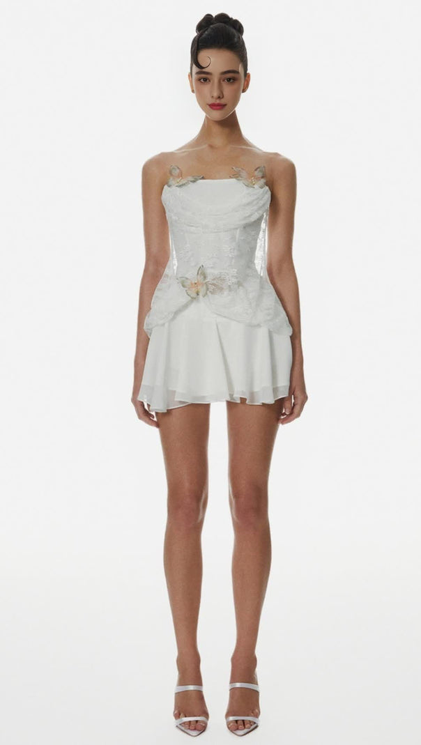 AIIZIE DENEQA BUTTERFLY LACE CORSET - product image
