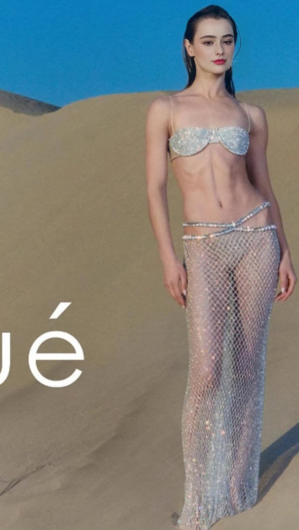 AIIZIE SILVER BIKINI BRA - product image