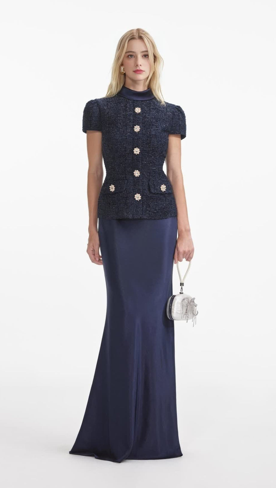 MUNOZ METALLIC TWEED TWO PIECE SET