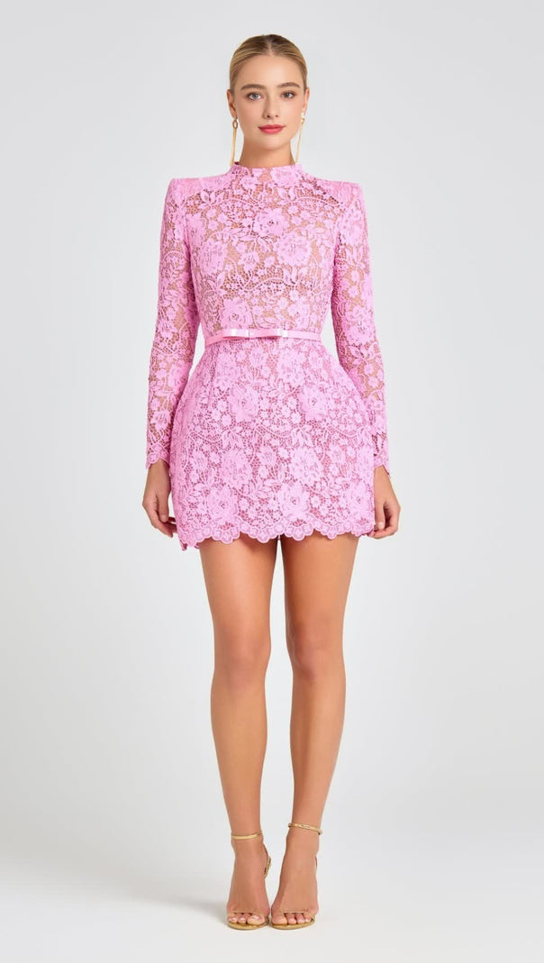 AIIZIE SOPHIE PINK MINI DRESS - product image