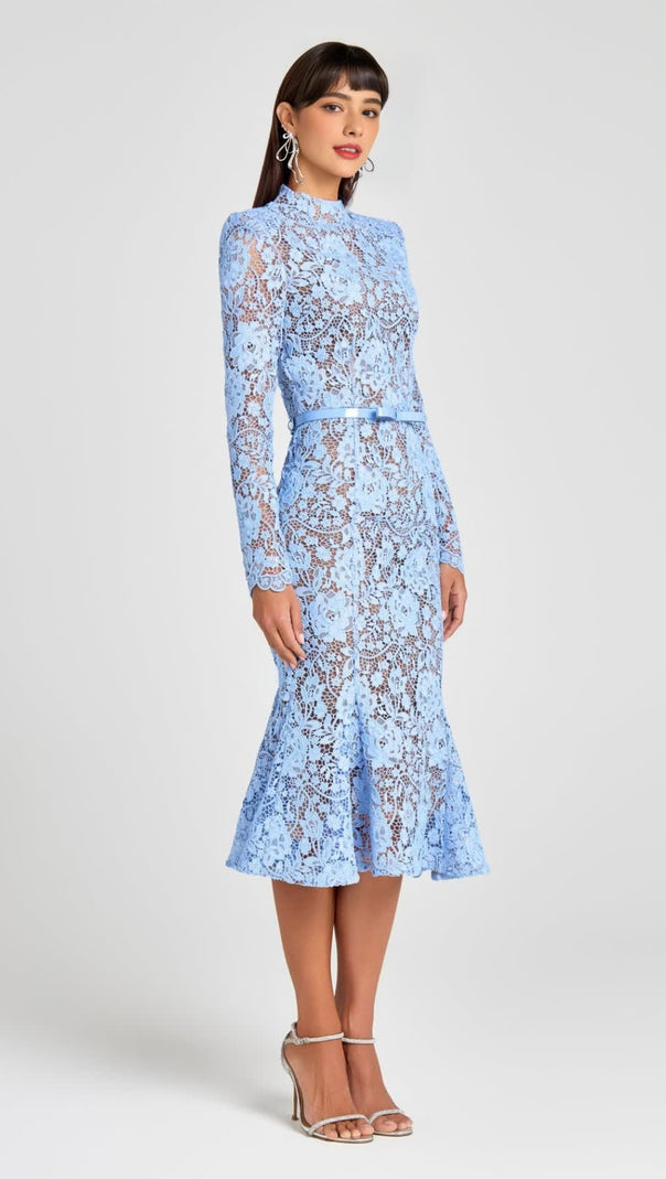 AIIZIE JULIETTE BLUE MIDI DRESS - product image
