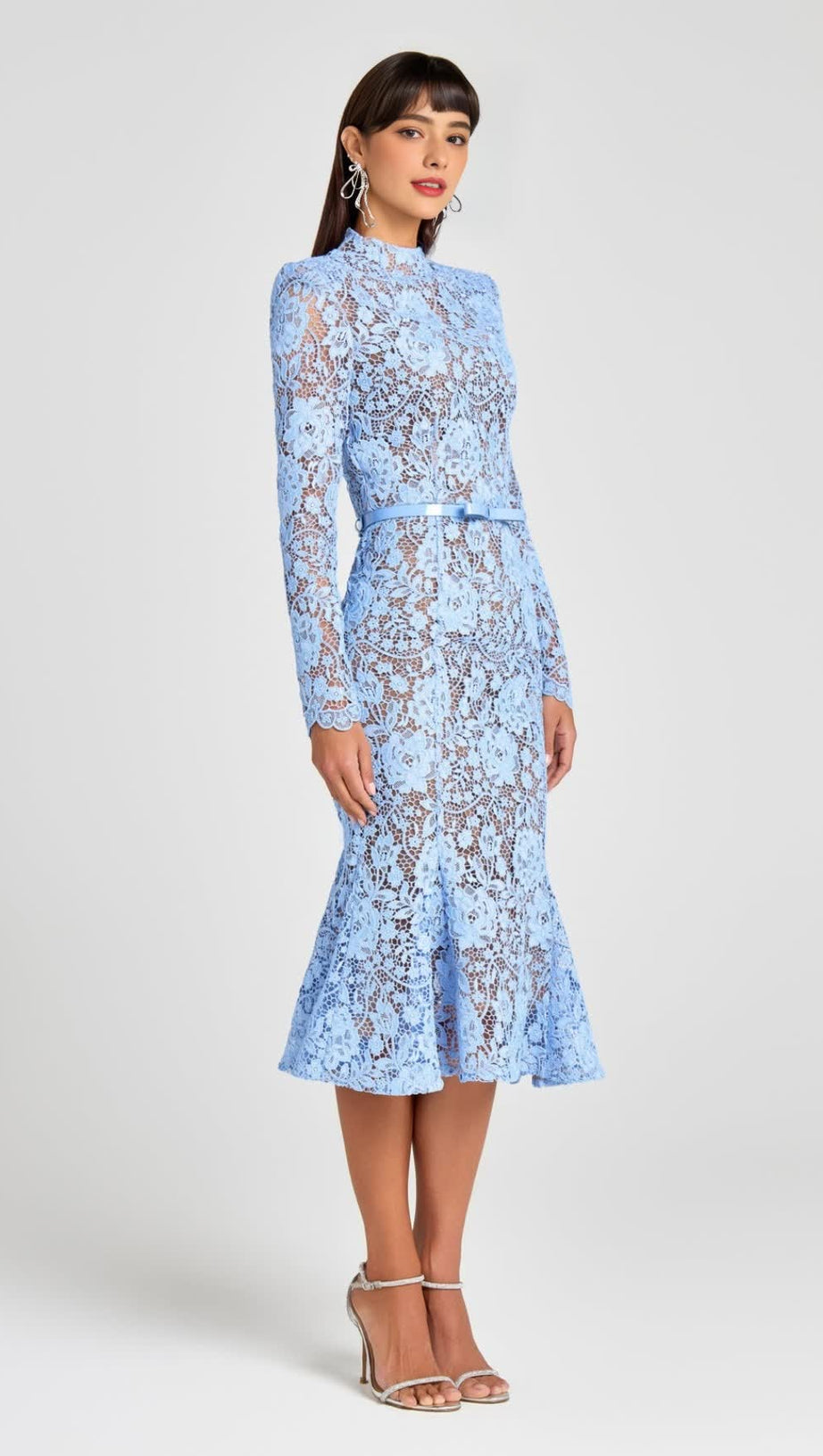 Juliette Blaues Midikleid 