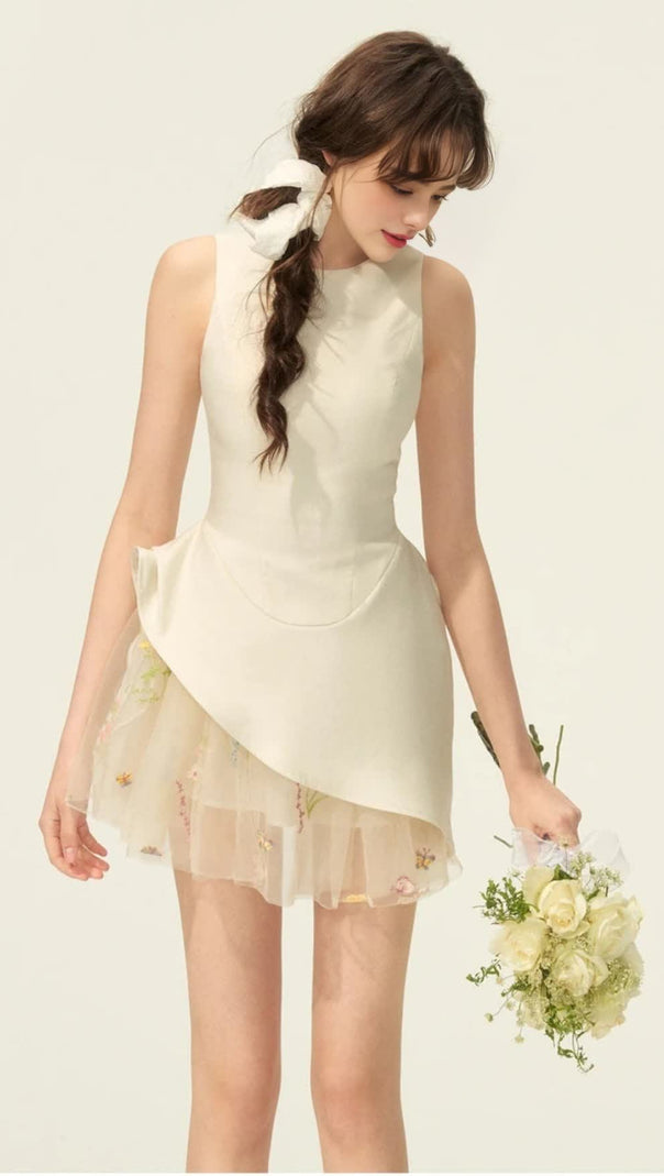 AIIZIE LIECHTI FLORAL LAYER MINI DRESS - product image