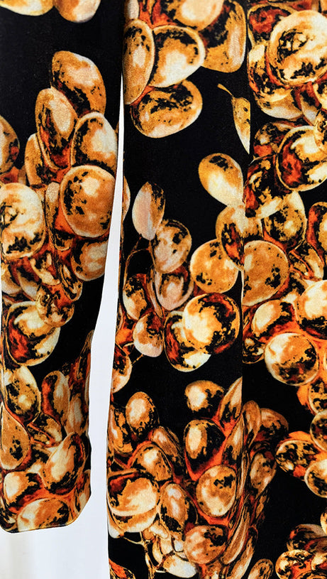 CORETTA GRAPE PRINT VELVET MINI DRESS