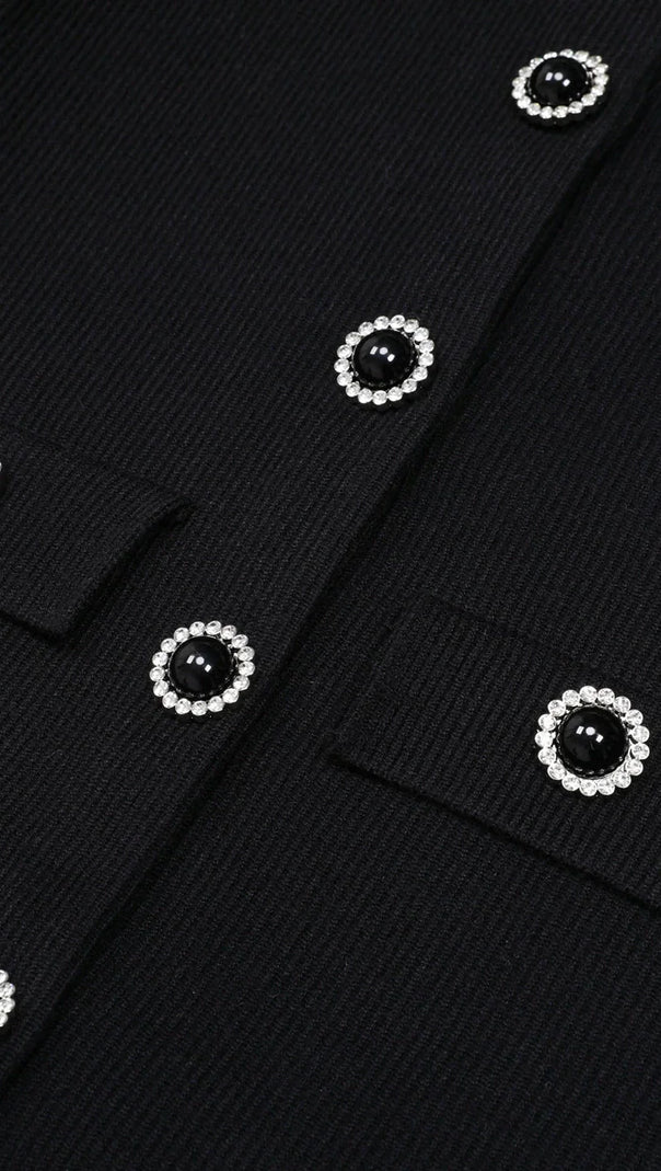 AIIZIE The June Knit Midi Dress: Elegant Ribbed Style with Embellished Belt - product image