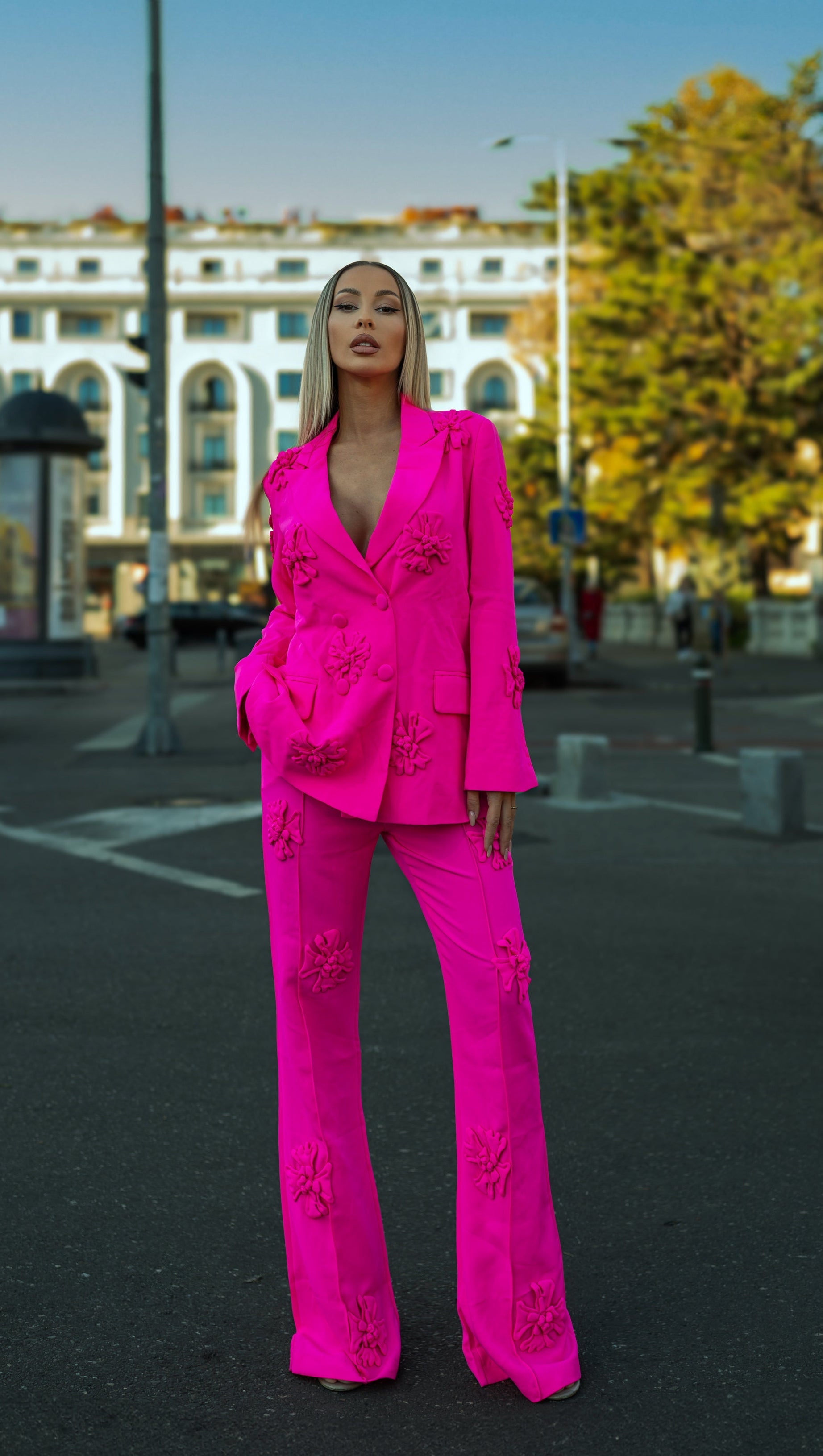 SET BLAZER PATCHWORK FLOREALE 3D ACMEFUN