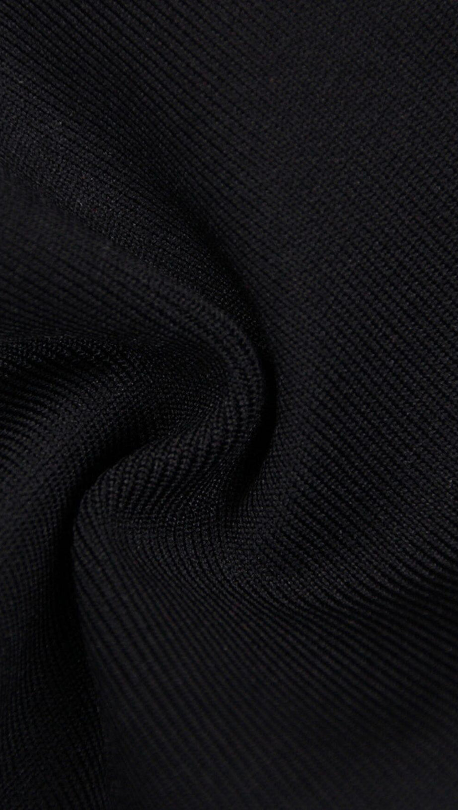 LONG SLEEVE TIGHT BACKLESS DRESS IN BLACK